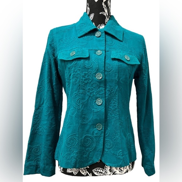 Analogy embroidered blazer, size small - Picture 1 of 7